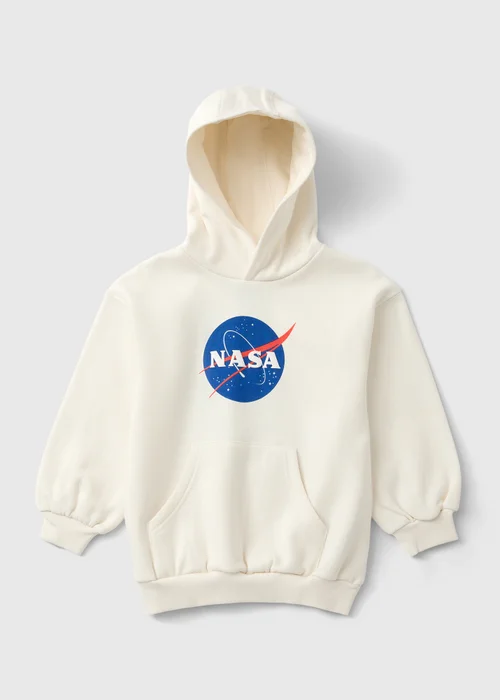 Kids Nasa Cream Astronaut Print Hoodie (4-13yrs) - 4-5 Yrs Image 1