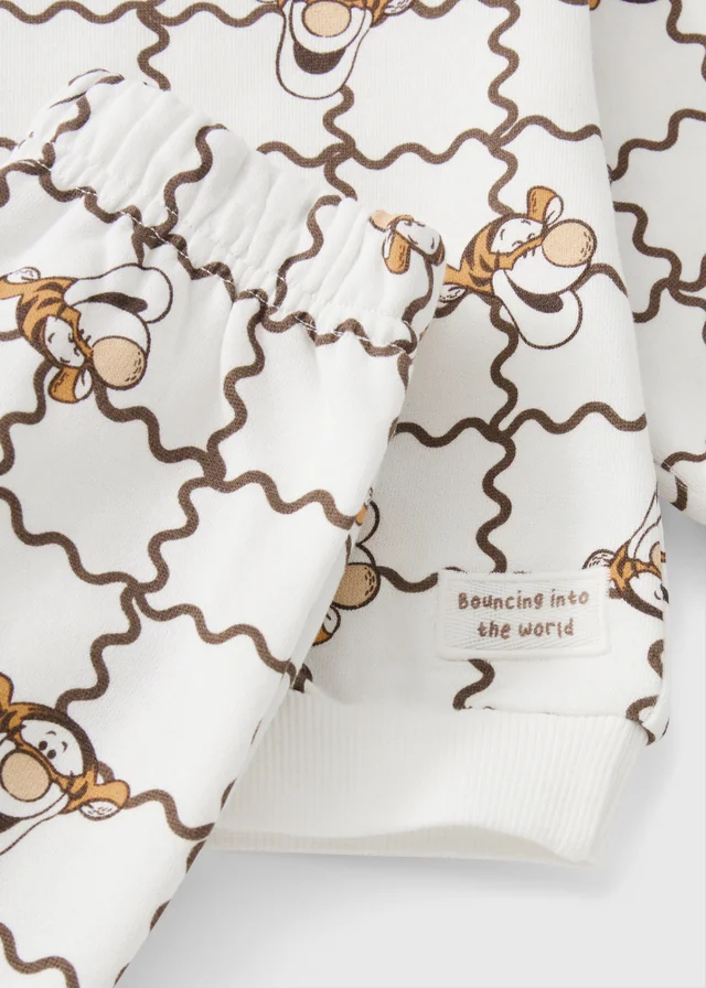 Baby Cream Tigger Top & Bottoms Set (Newborn-18 mnths)