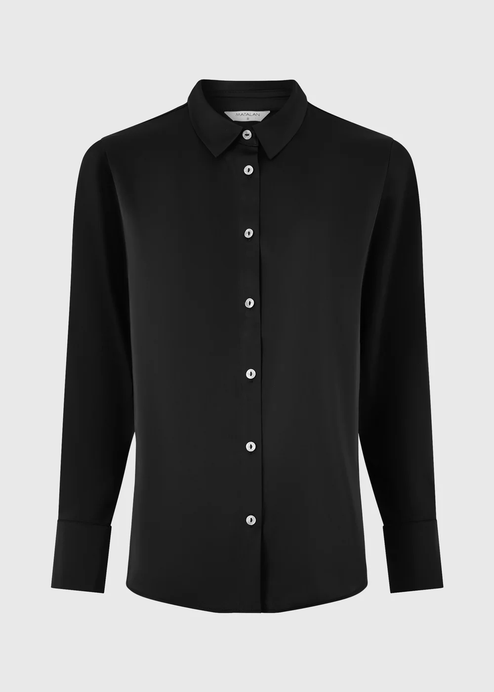 Black Satin Shirt - 8 Image 4