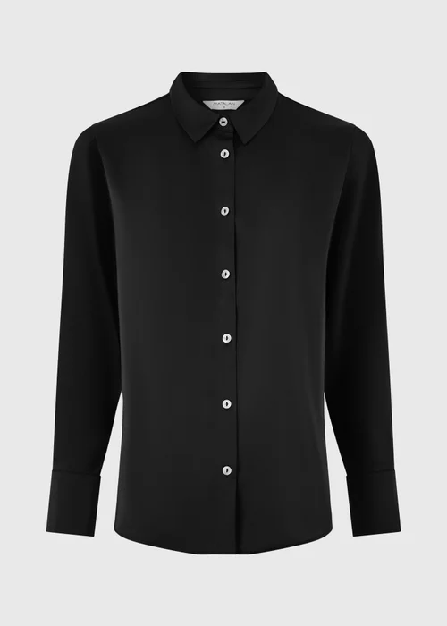 Black Satin Shirt - 8 Image 4