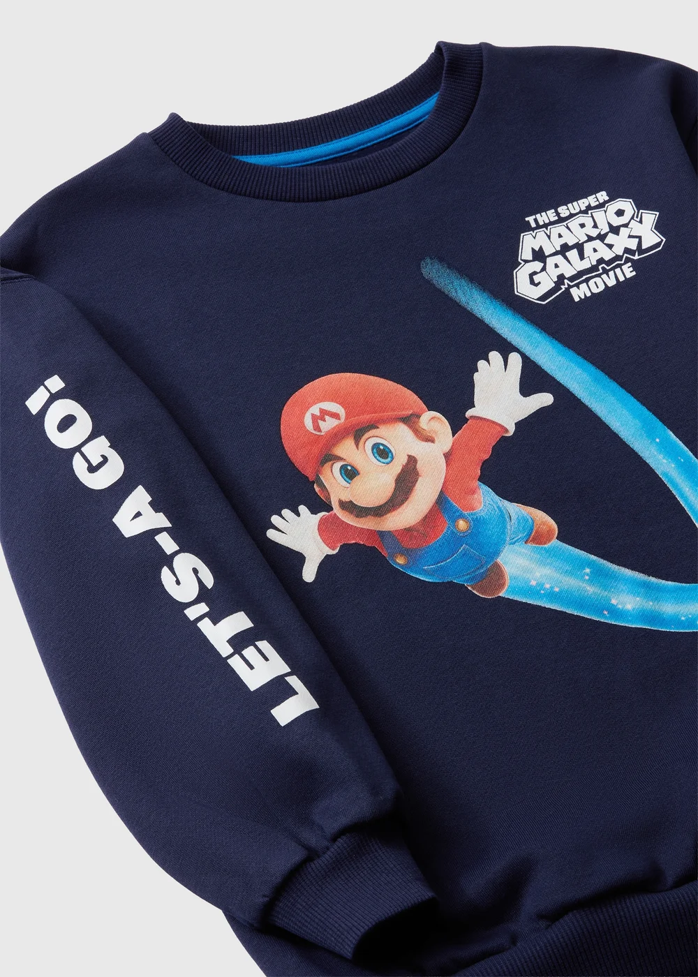 Super Mario Navy Sweatshirt 4-13 yrs) - 4-5 Yrs Image 2