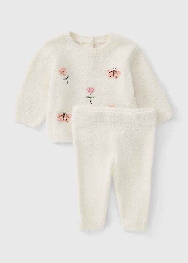 Girls’ Floral Fleece 2-Piece Set