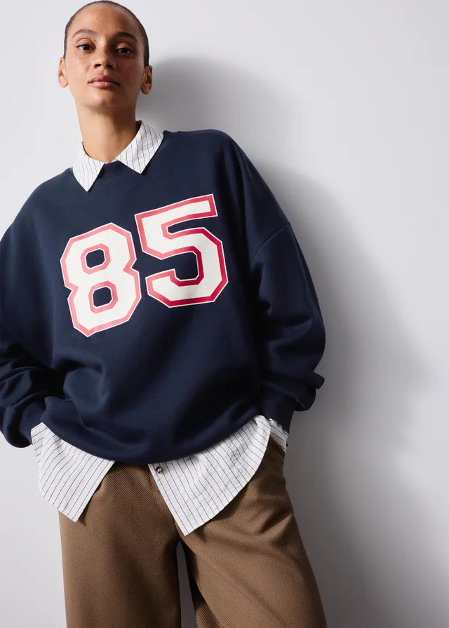 Navy 85 Graphic Sweatshirt