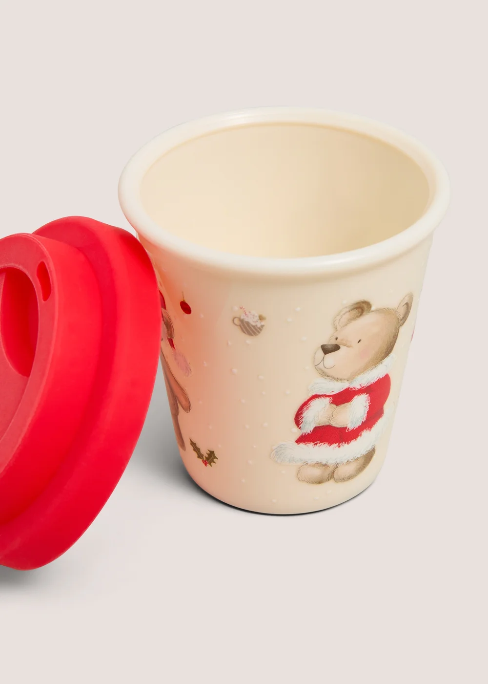 Christmas Patch Bear Babyccino Cup Image 2