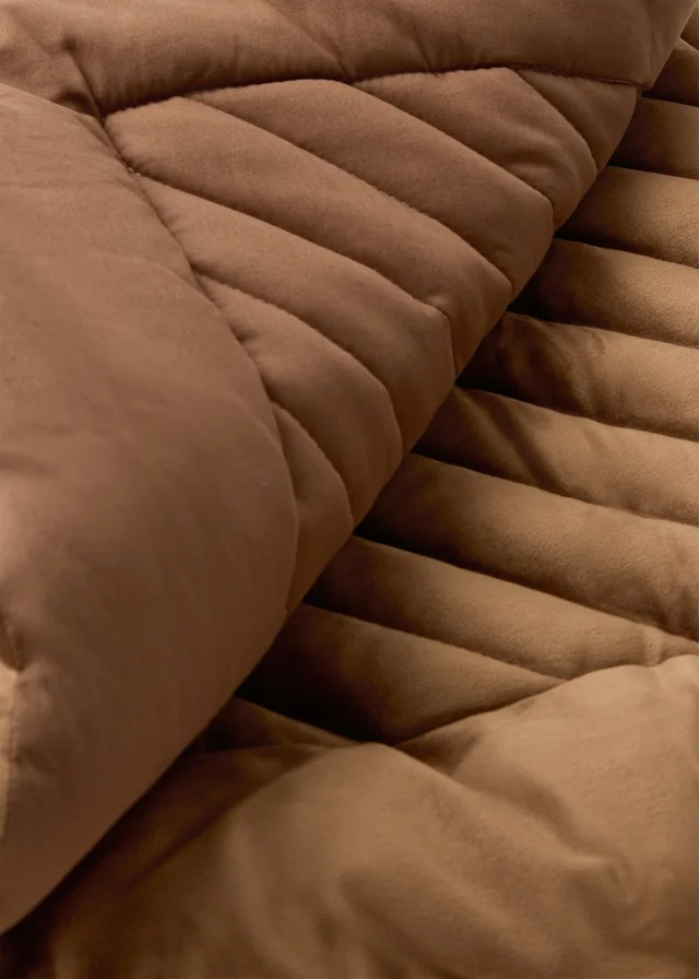 Brown Luxe Bedspread