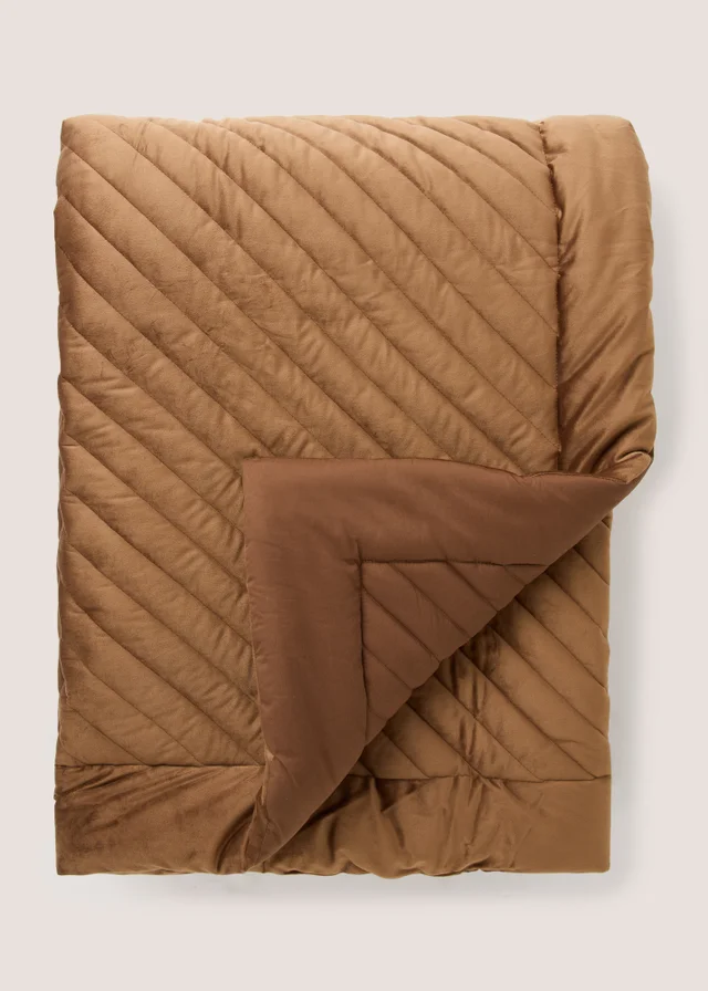 Brown Luxe Bedspread