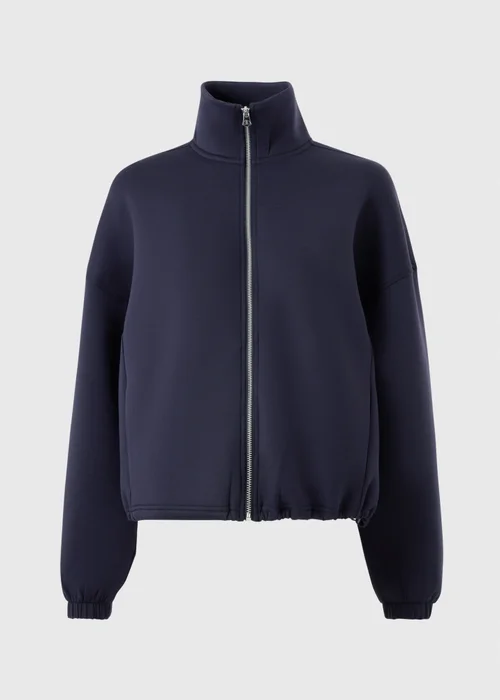 Navy Scuba Bungee Hem Jacket - S Image 5