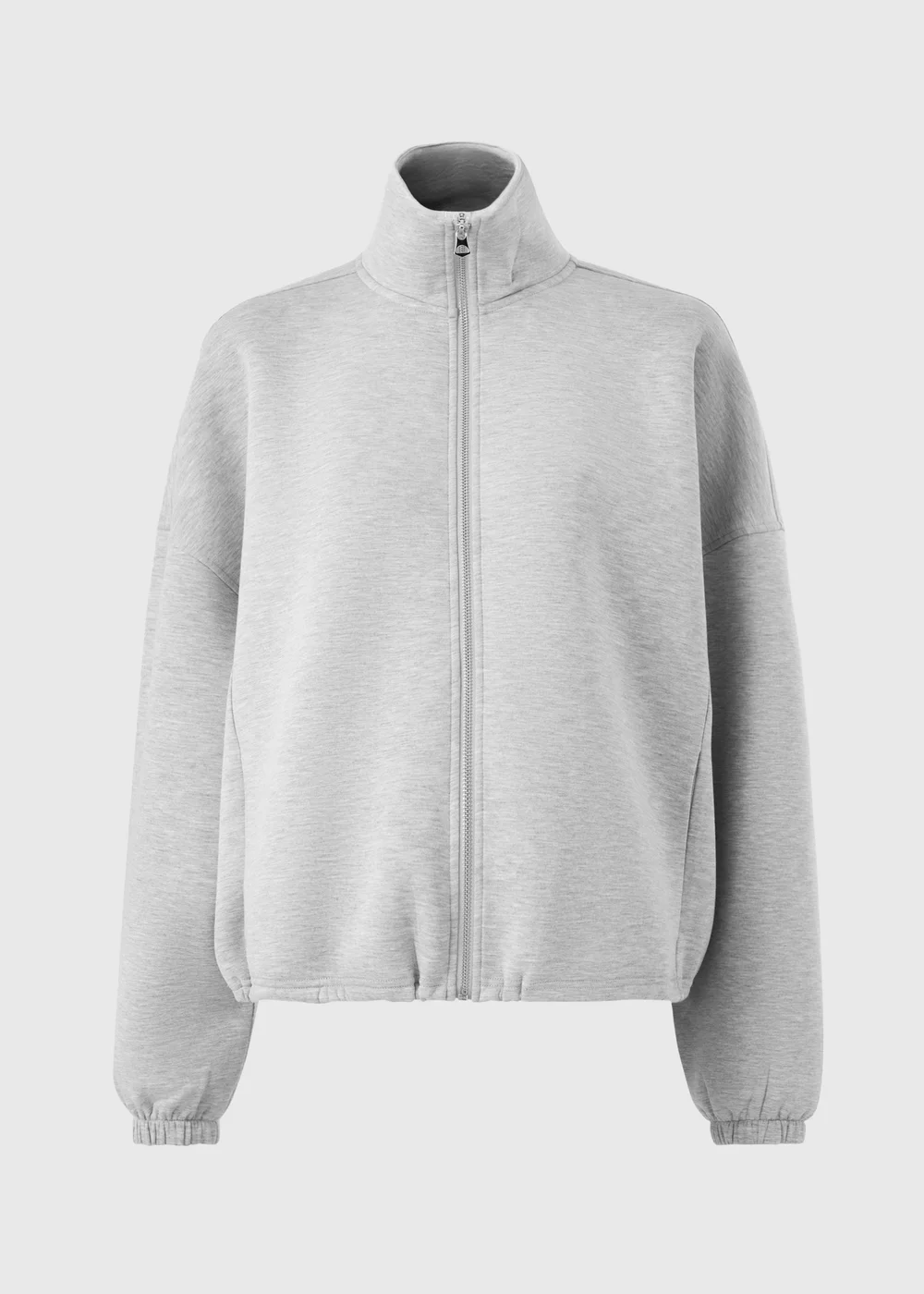 Grey Scuba Bungee Hem Jacket - M Image 5