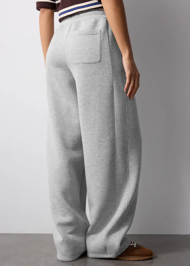 Grey Scuba Barrel Leg Jogger