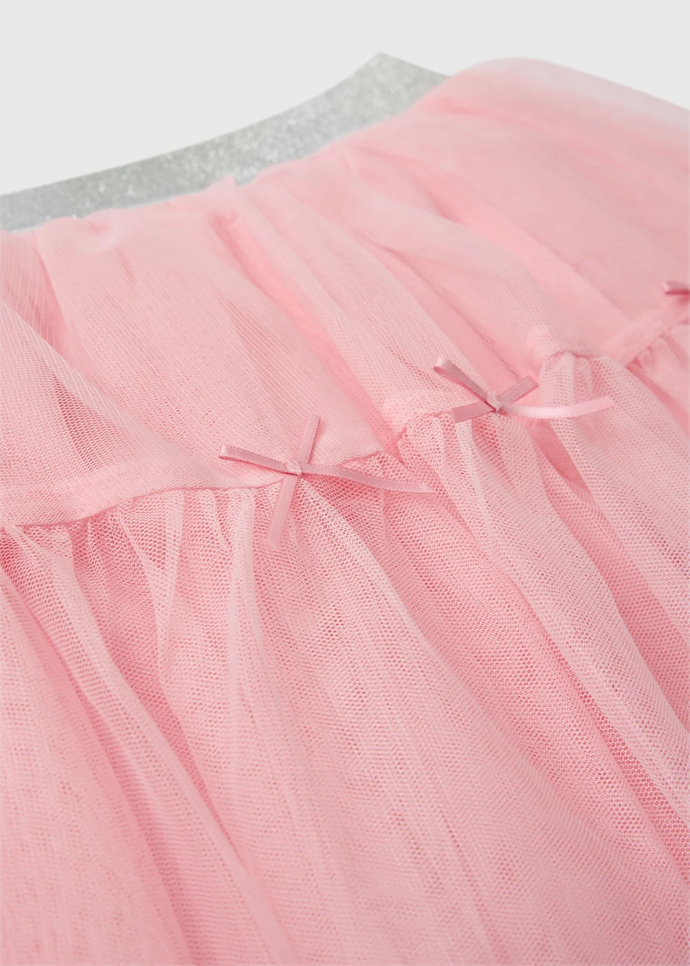 Girls Pink Bow Tutu Skirt (1-8 yrs) - 1 to 1 half years Image 2