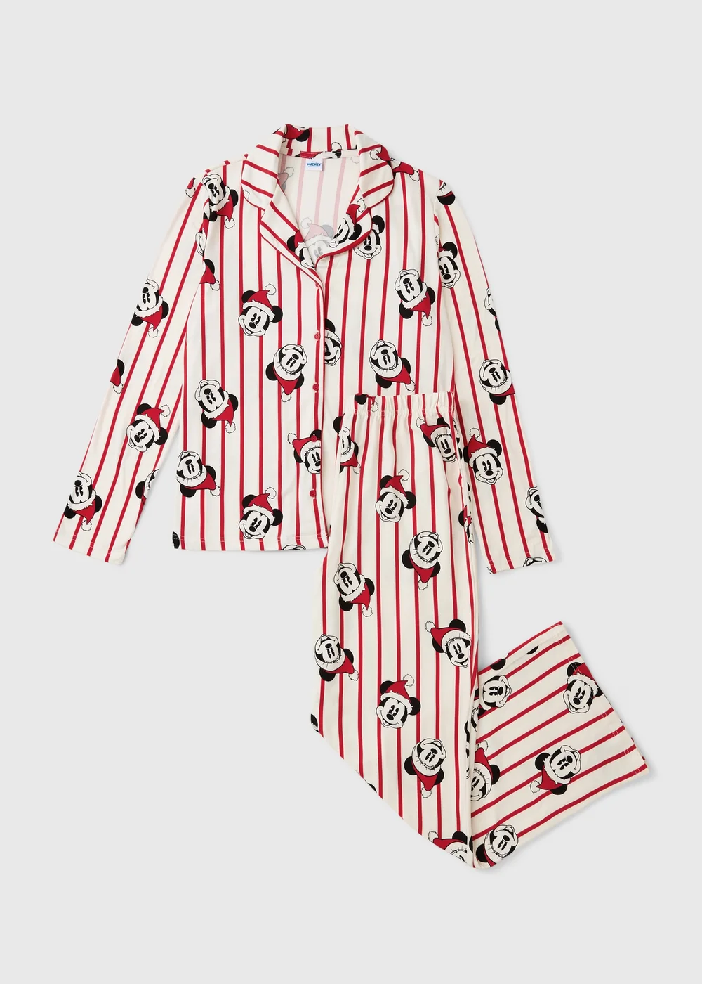 Red Mickey Mouse Christmas Pyjamas - XS Image 1