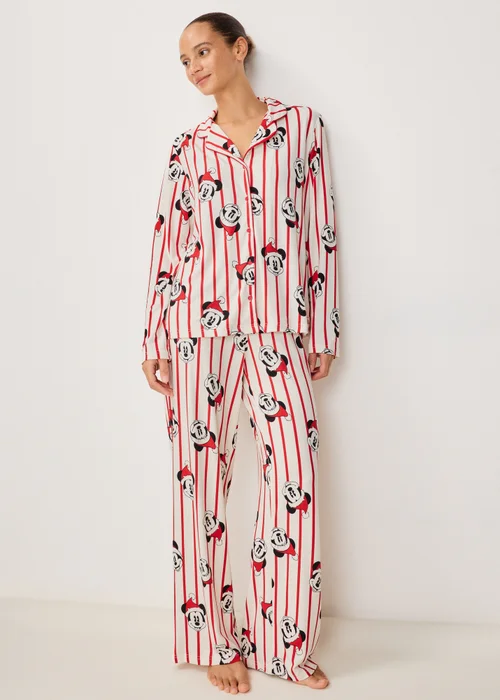 Red Mickey Mouse Matching Family Christmas Pyjamas - XS Image 1