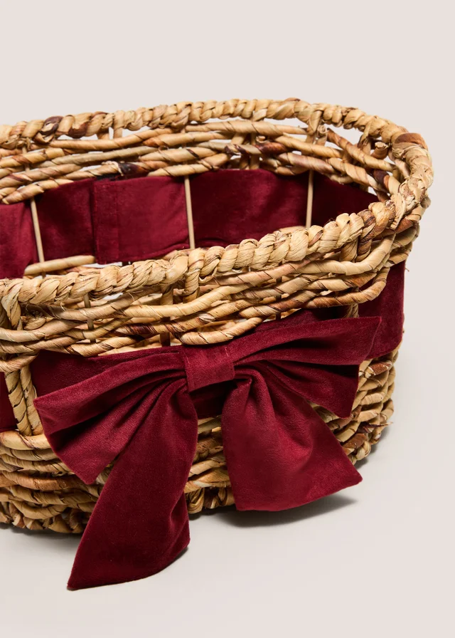 Red Bow Basket