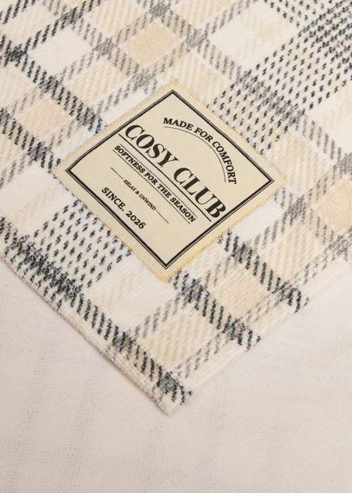 Brown Plaid Towel - Hand Towel Image 2