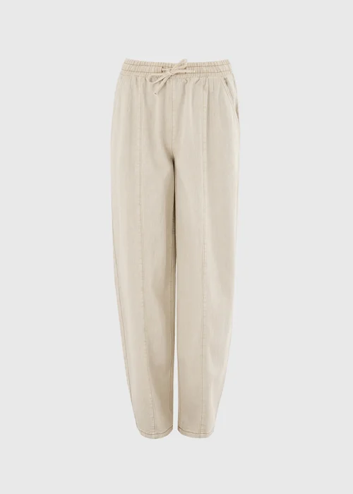 Ecru Denim Jogger Jeans - 22 Image 4