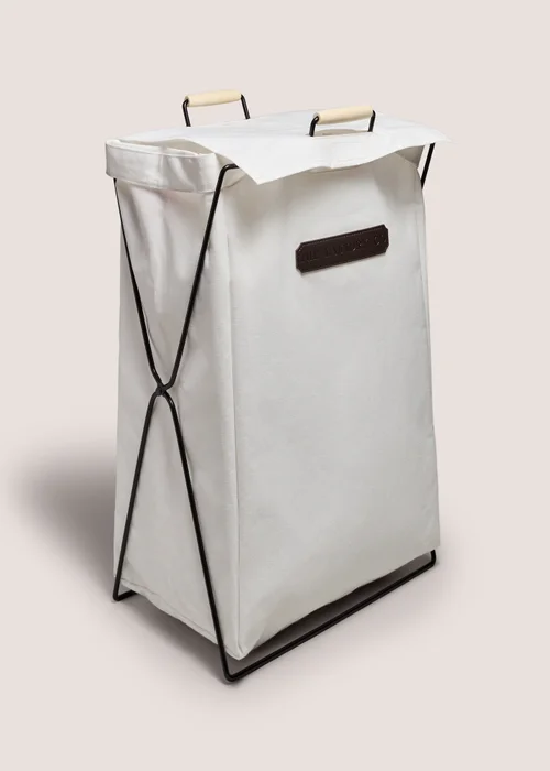 Linen Laundry Basket Image 1