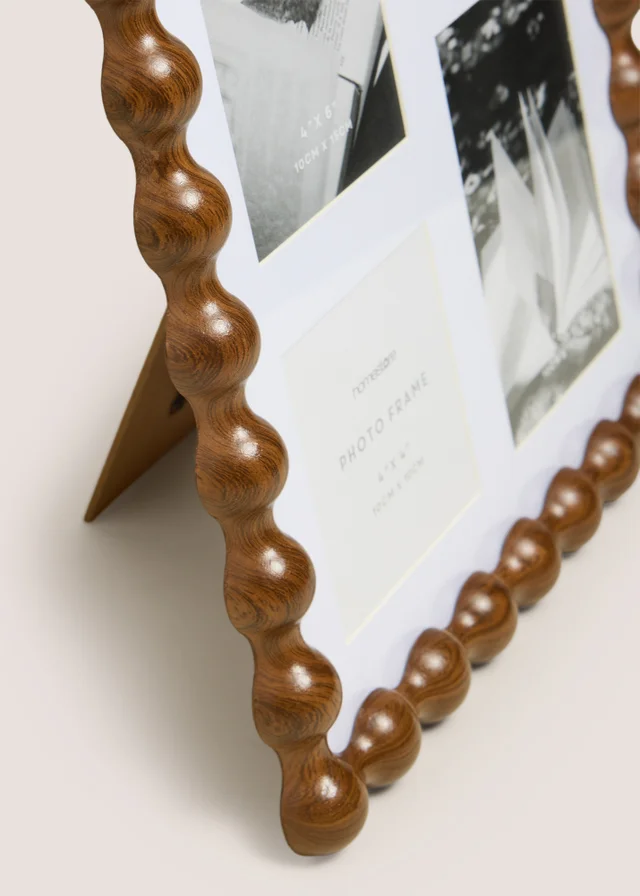 Brown Bobble Large Photo Frame