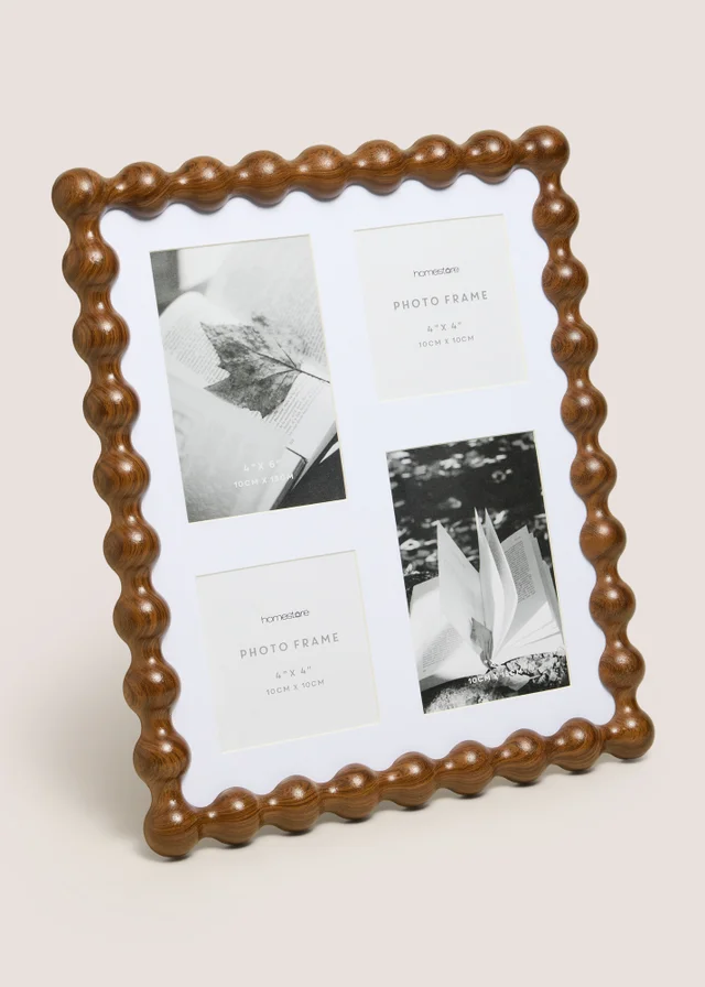 Brown Bobble Large Photo Frame