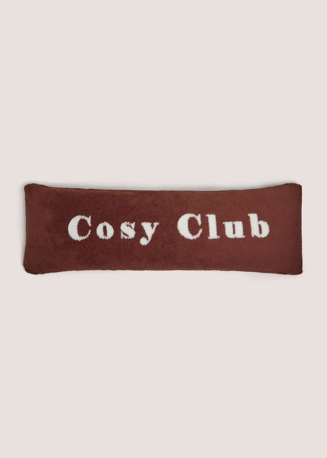 Brown Cosy Up Bolster Cushion