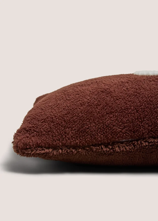 Brown Cosy Up Bolster Cushion