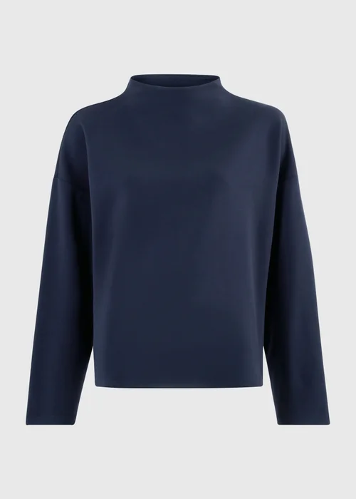 Navy Scuba Co Ord Boxy Jumper - M Image 5