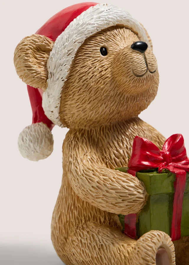 Christmas Patch Bear Ornament