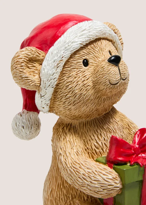 Christmas Patch Bear Ornament Image 2