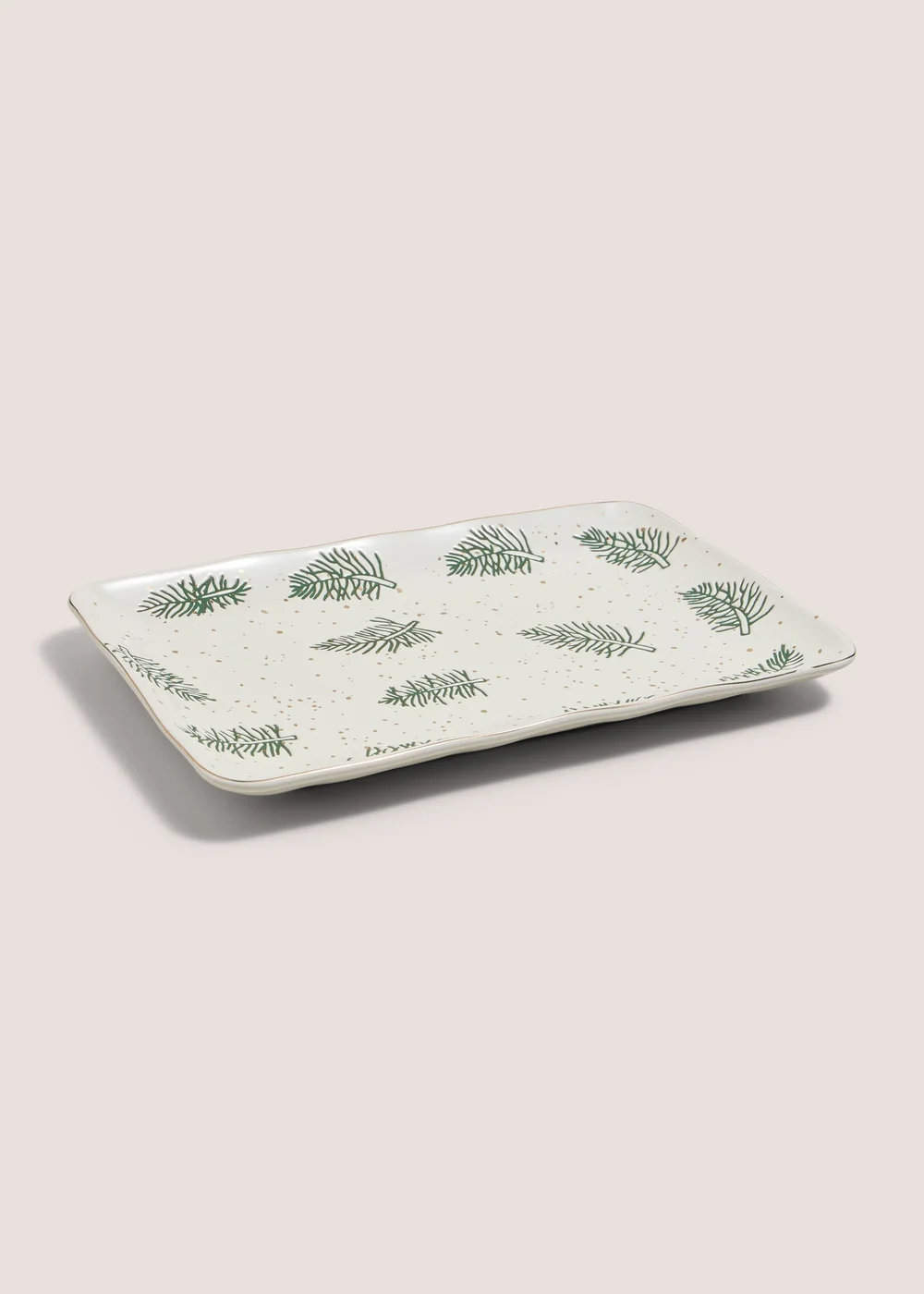 Christmas Tree Serving Plate Image 1