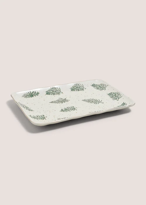 Christmas Tree Serving Plate Image 1