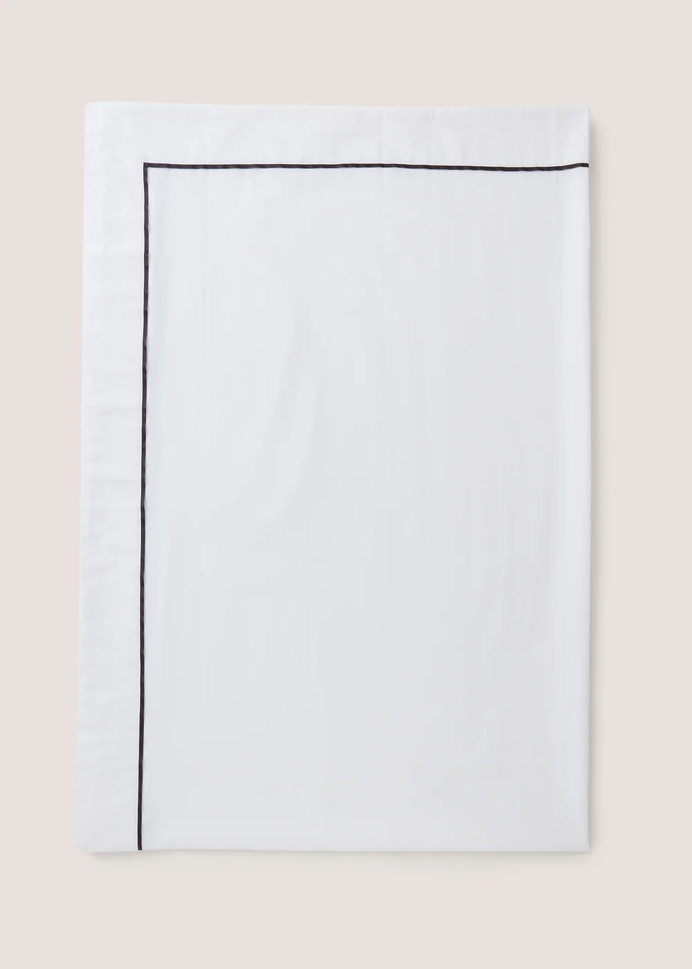 White Bordered Tablecloth Image 1