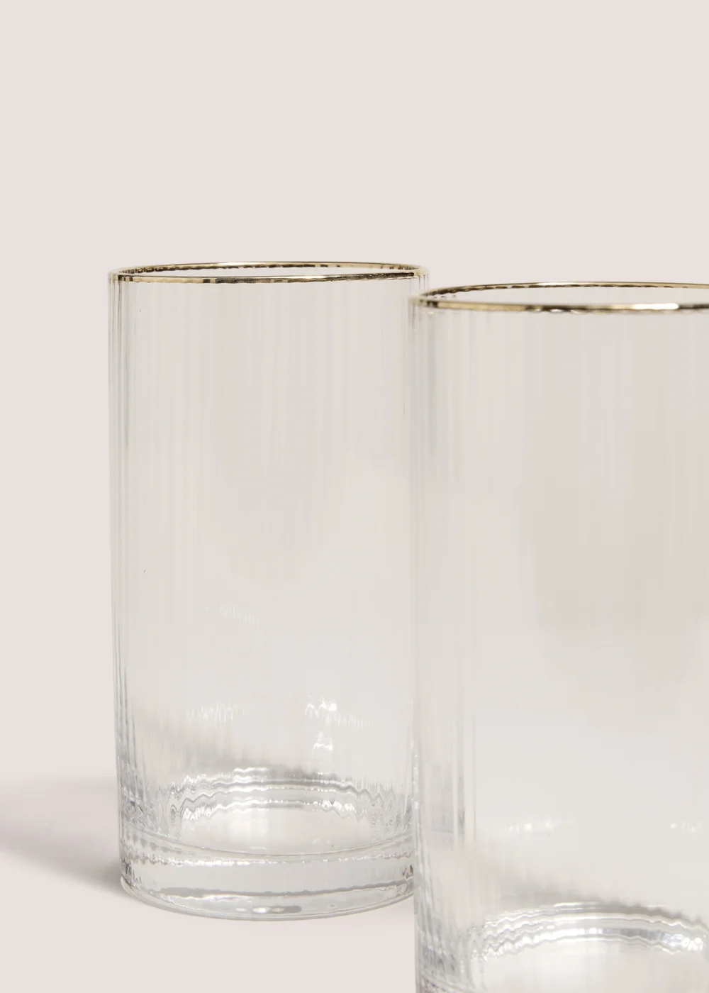 2 Pack Gold Rimmed Tumbler Image 2
