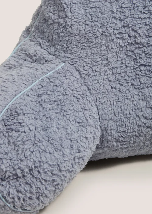 Blue Teddy Cuddle Cushion Image 2