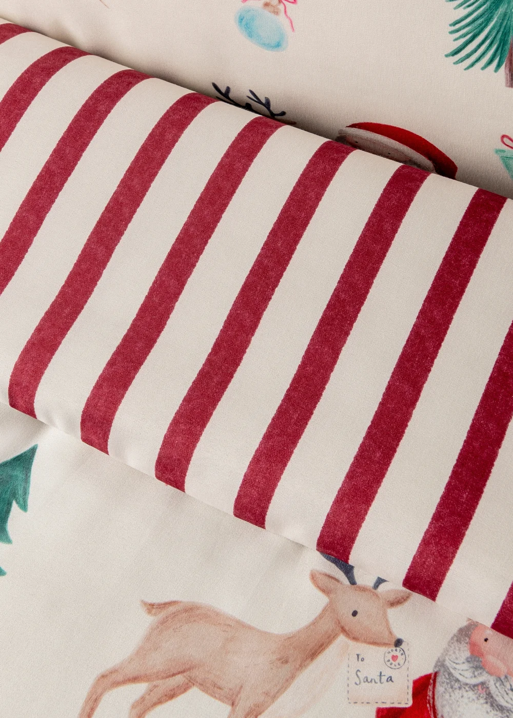 Natural Santa Duvet Set - Single Image 2
