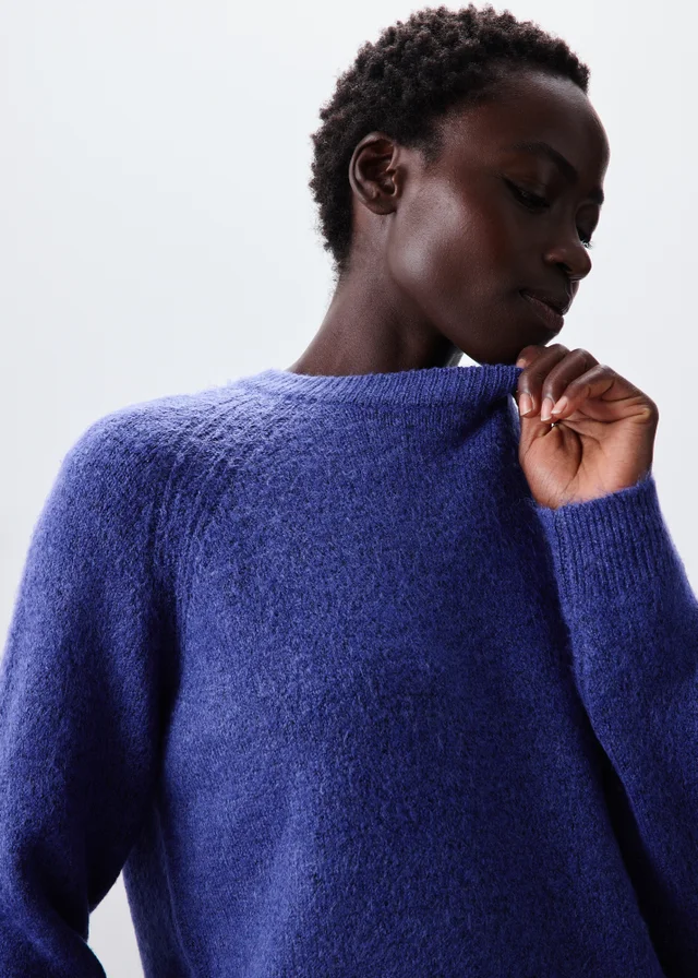 Cobalt Blue Knitted Jumper