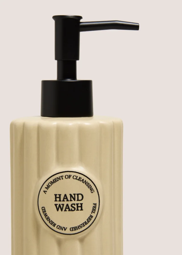 Beige Soap Dispenser