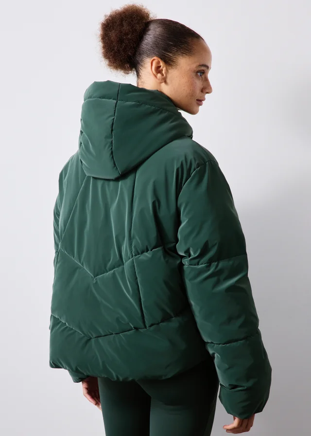 Forest Green Puffer Jacket