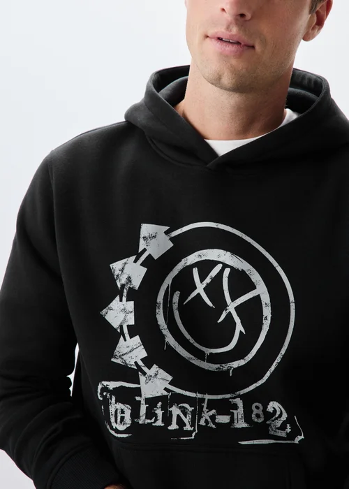Charcoal Blink 182 Hoodie - M Image 3