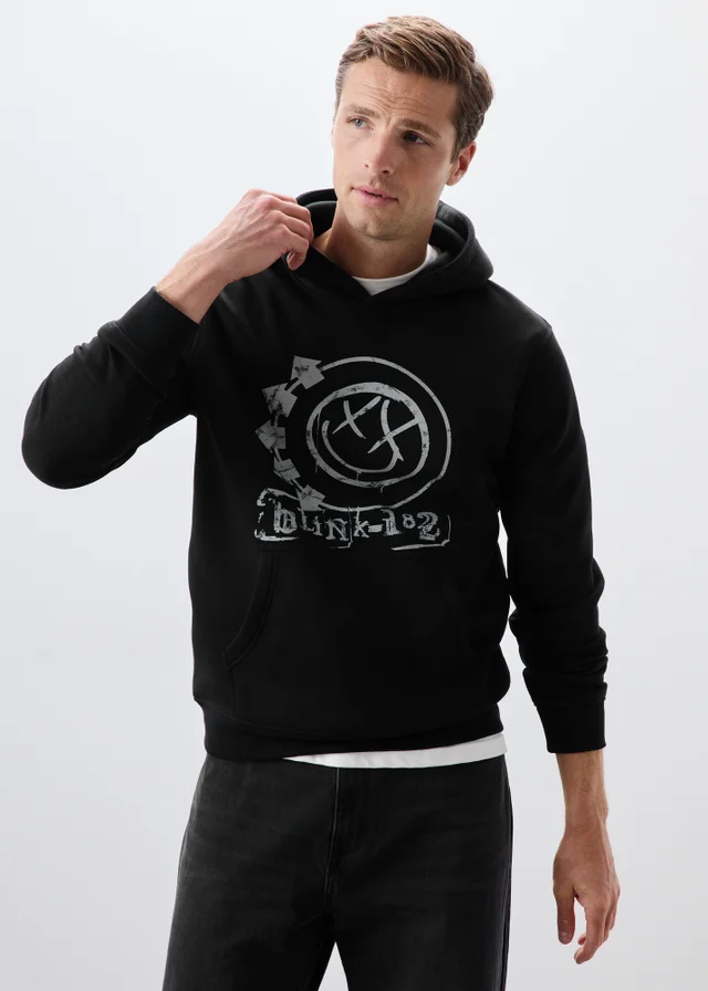 Charcoal Blink 182 Hoodie