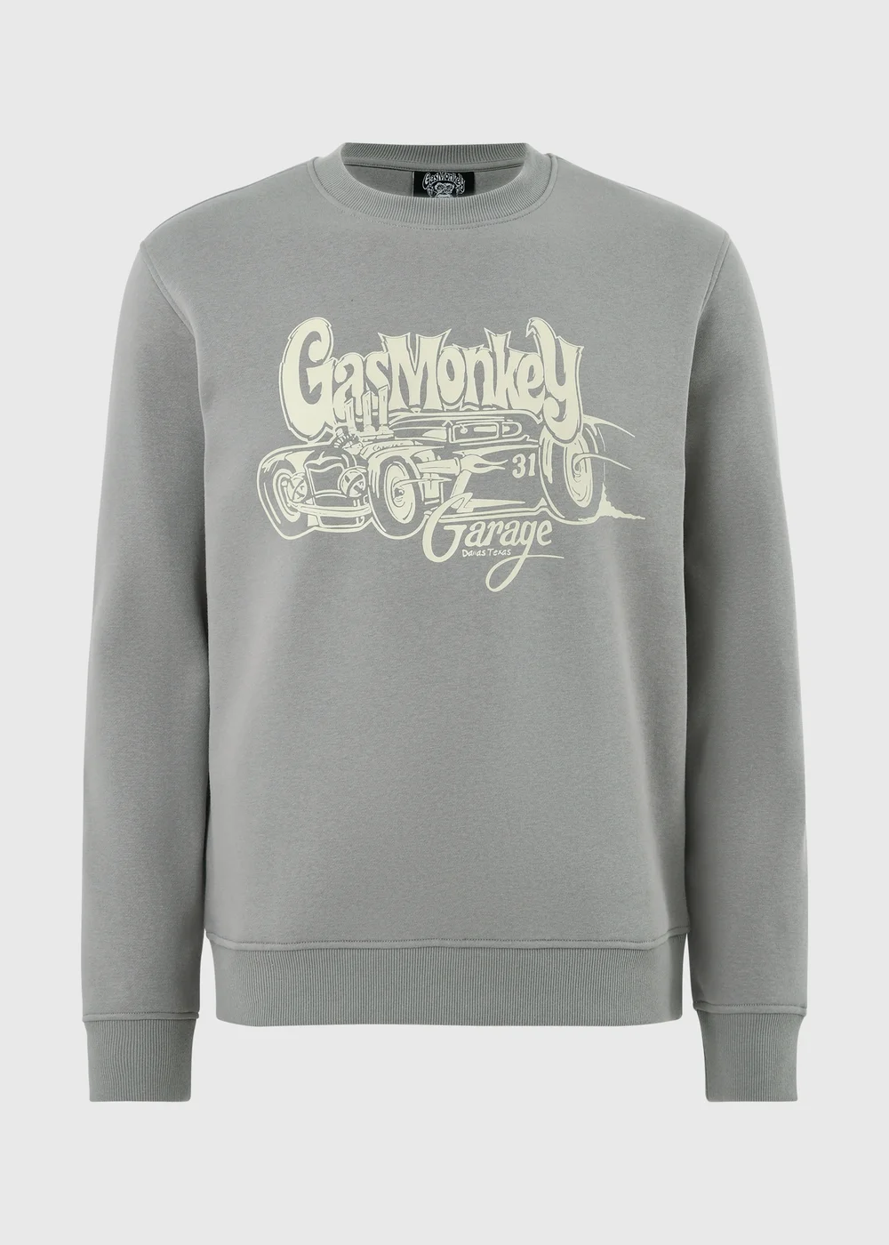 Grey Gas Monkey Sweatshirt - S Image 1
