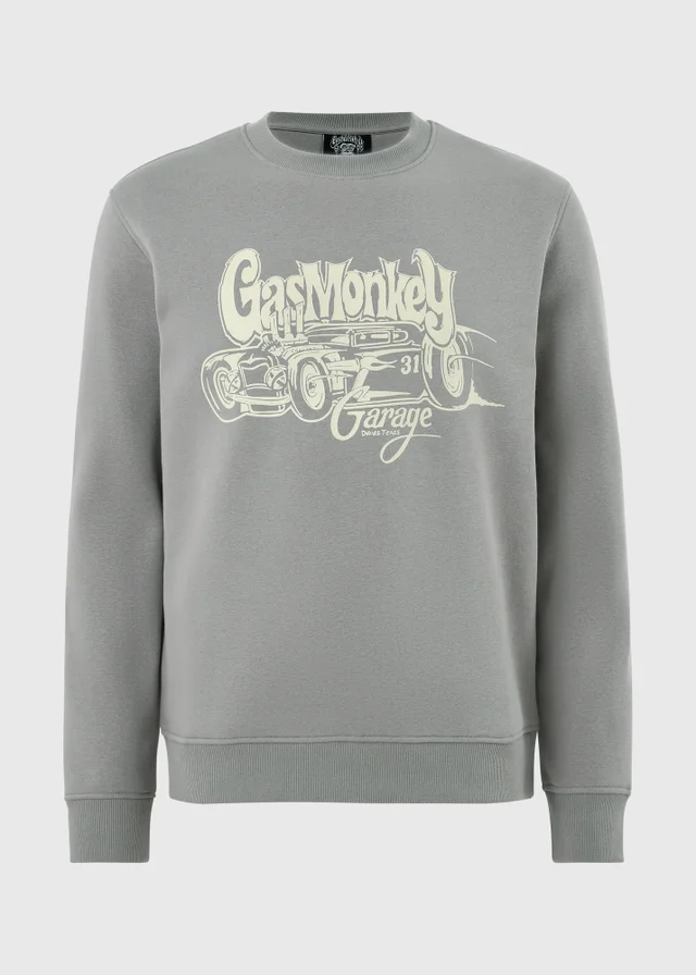 Grey Gas Monkey Sweatshirt