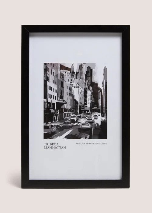 Black & White New York Wall Art Image 1