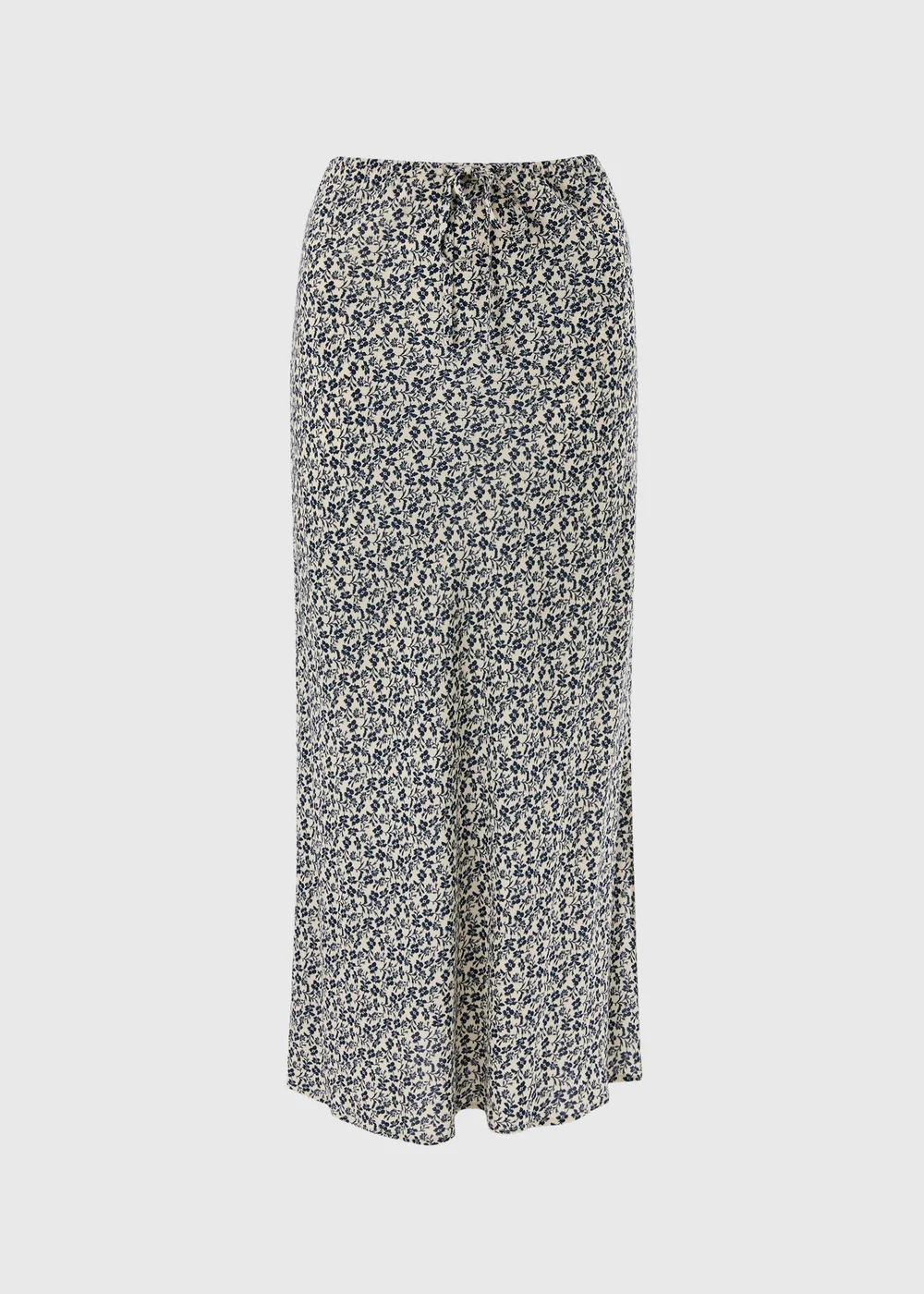 Blue Ditsy Floral Co Ord Slip Maxi Skirt - 8 Image 4