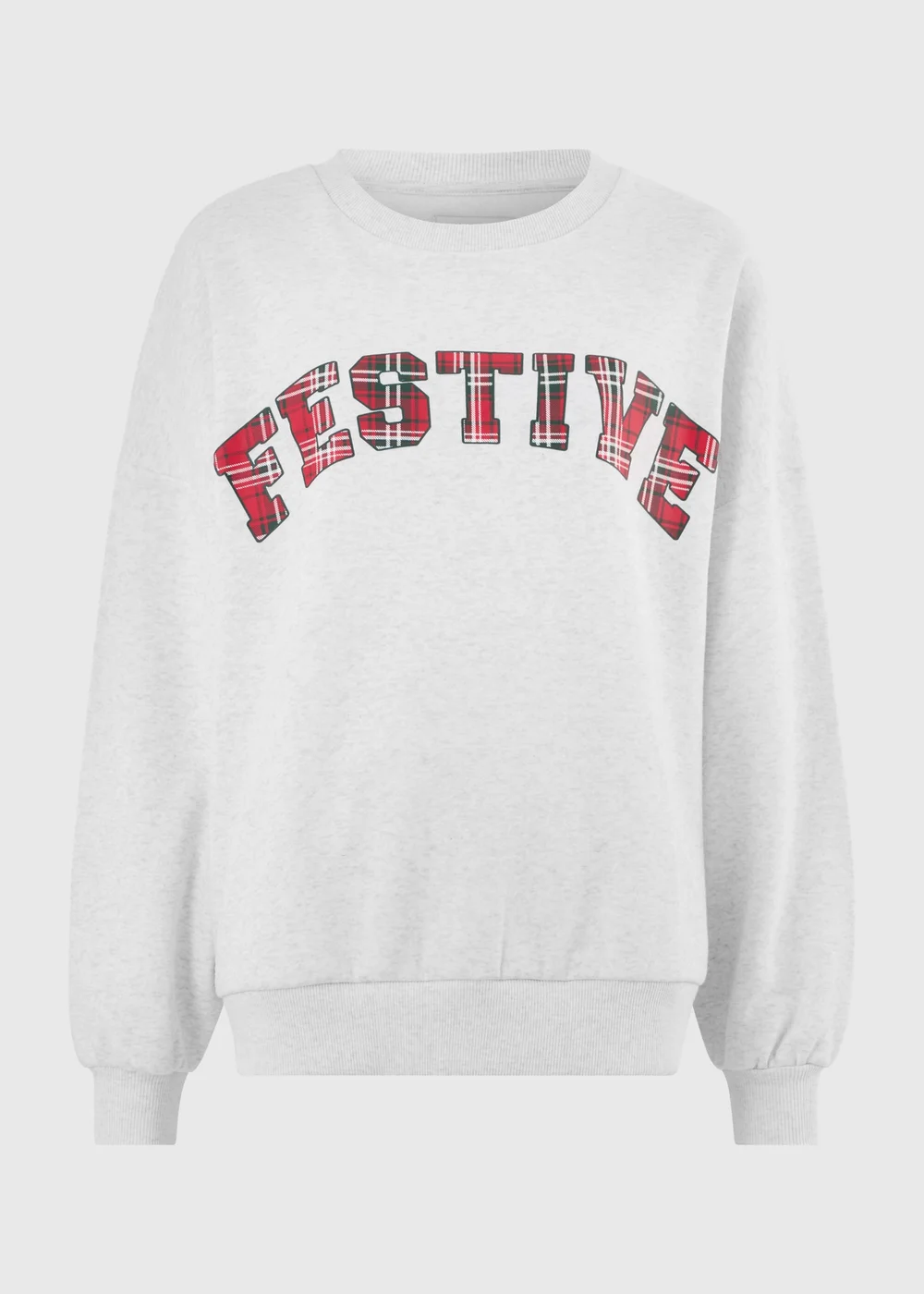 Grey Festive Sweatshirt - XS Image 1