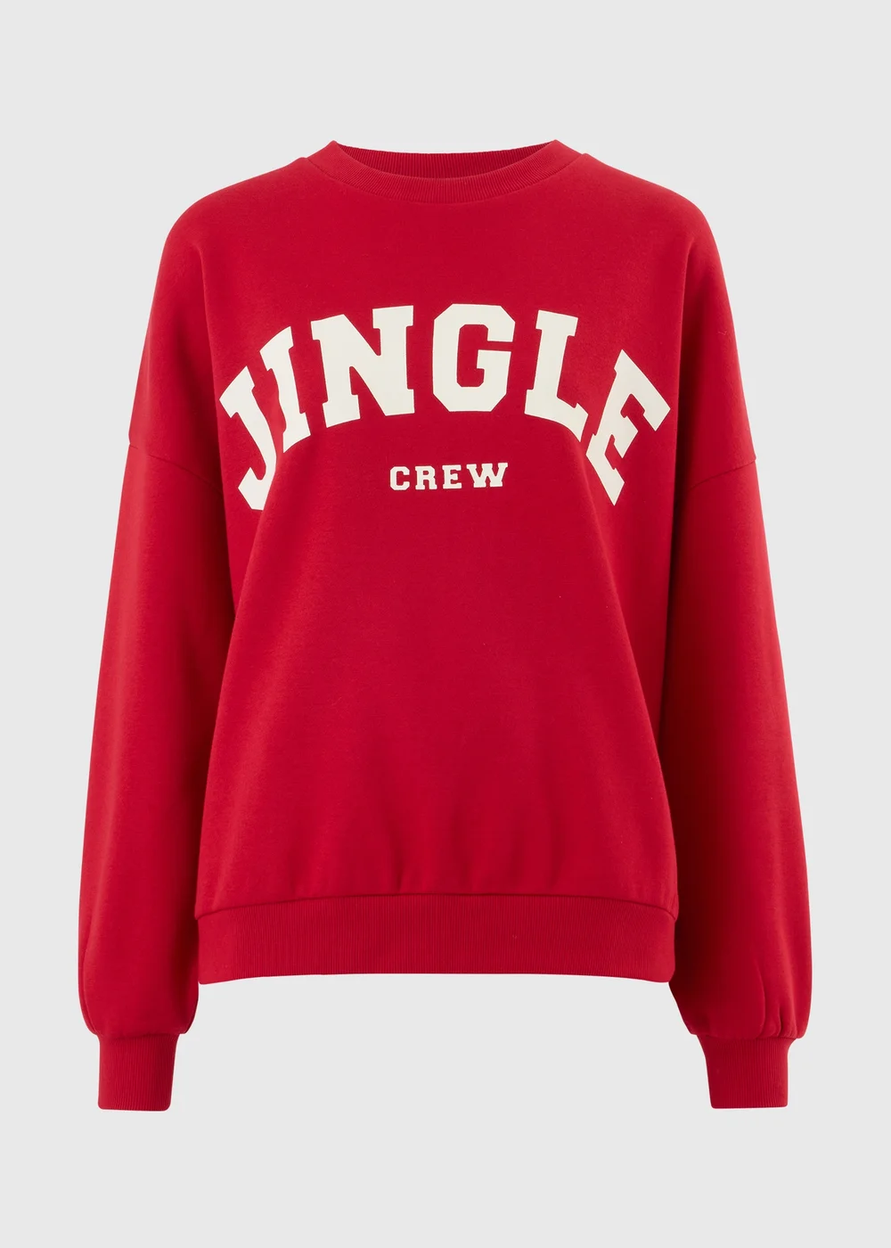 Red Jingle Crew Christmas Sweatshirt - XS Image 5