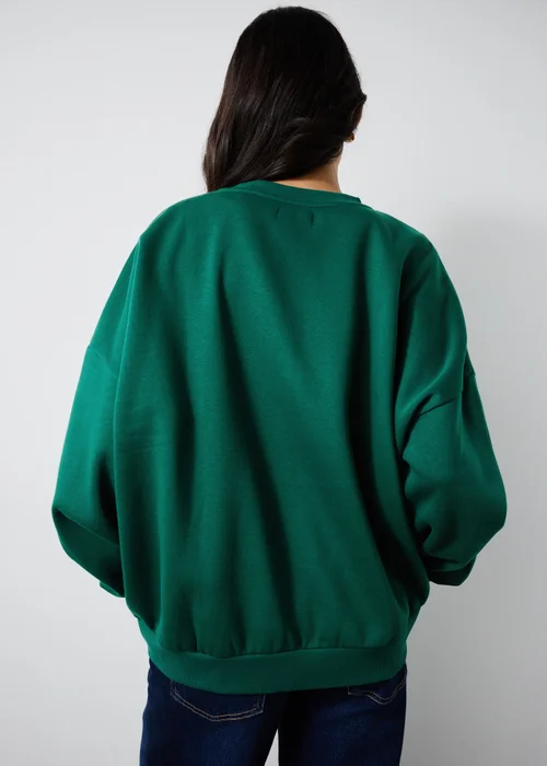 Green Festive Crew Matching Family Christmas Sweatshirt - XS Image 2
