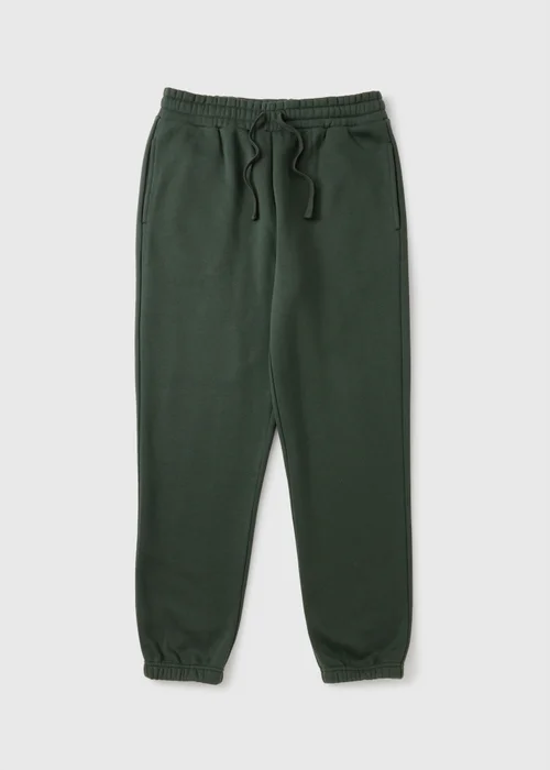 Green Relaxed Cuffed Jogging Bottoms - XS Image 4