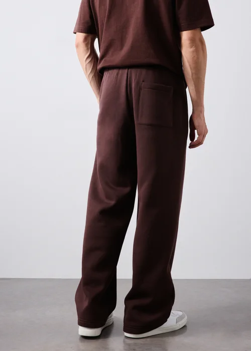 Burgundy Relaxed Straight leg Joggers - XS Image 2