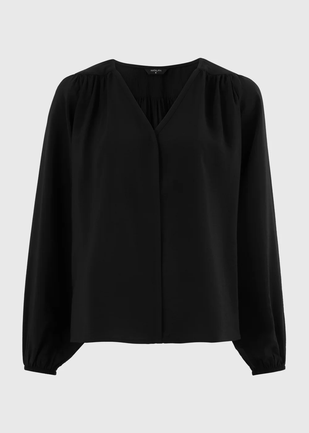 Black Popover Blouse - 8 Image 5