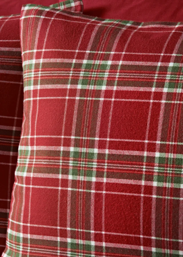 Red Tartan Duvet Set