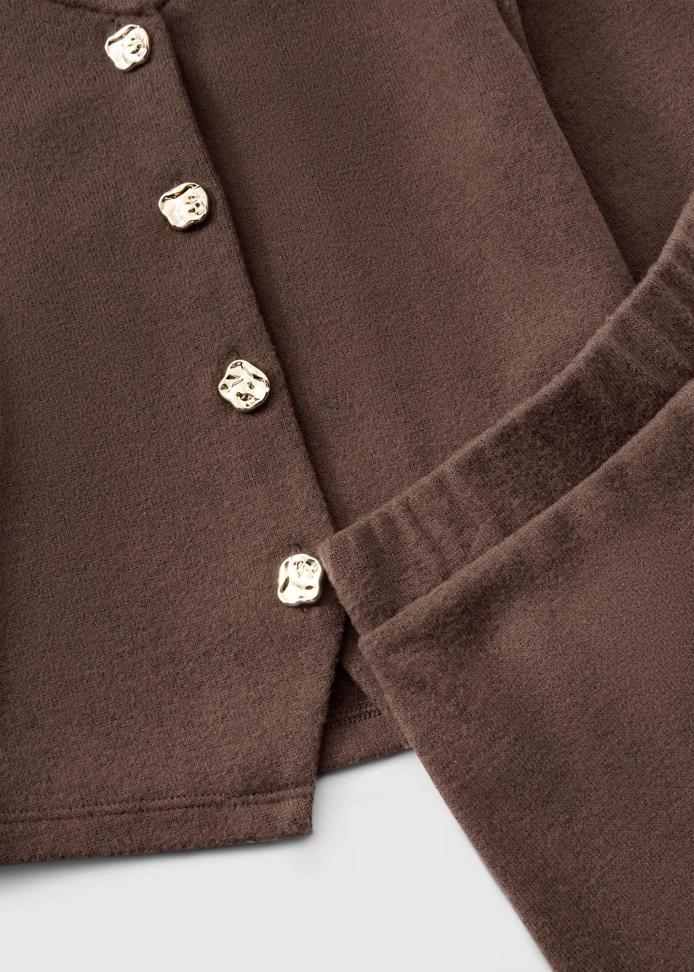 Girls Brown Knitted Top & Trouser Set (7-15yrs) - 7 Yrs Image 2